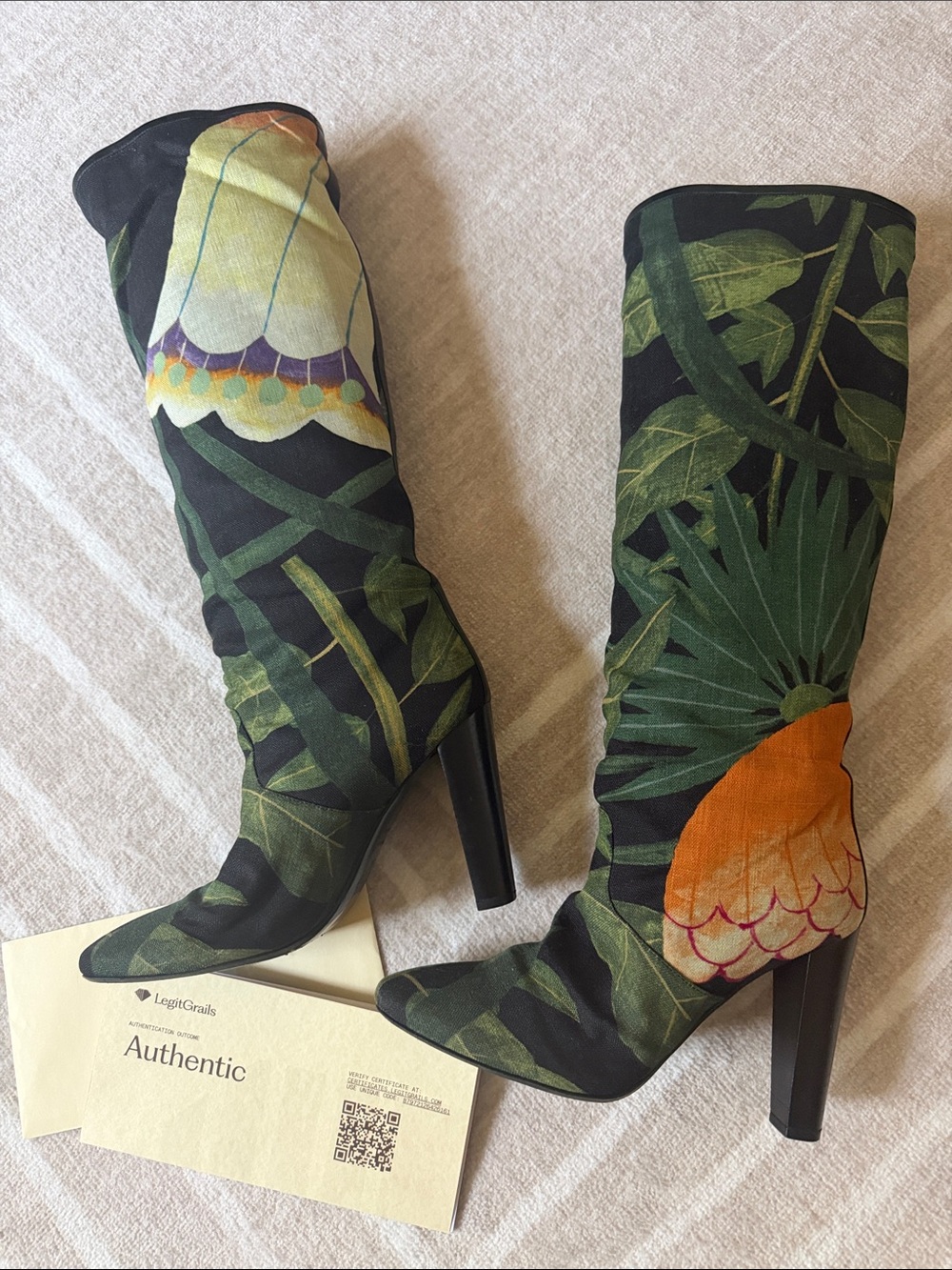 Hermes 2014 Runway Collection knee  boots